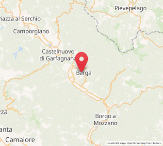 Map of Barga, Tuscany
