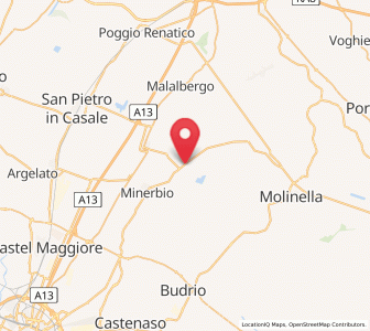 Map of Baricella, Emilia-Romagna