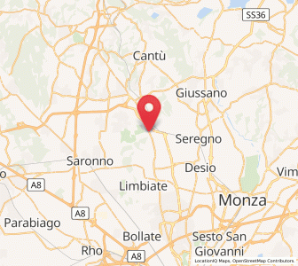 Map of Barlassina, Lombardy