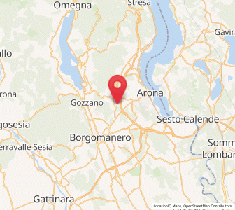 Map of Barquedo, Piedmont