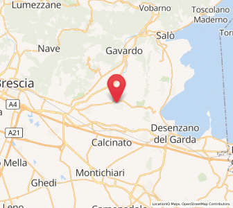 Map of Bedizzole, Lombardy