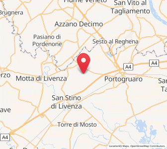 Map of Belfiore, Veneto