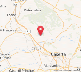 Map of Bellona, Campania