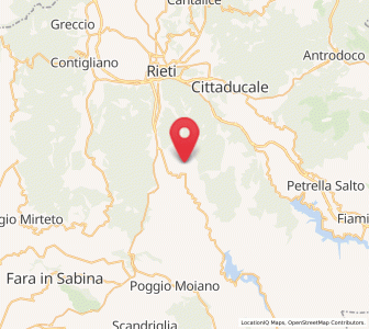 Map of Belmonte in Sabina, Lazio