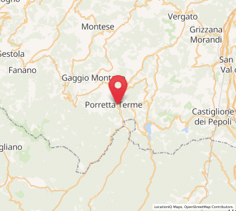 Map of Berzantina, Emilia-Romagna