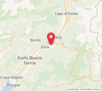 Map of Berzo Inferiore, Lombardy