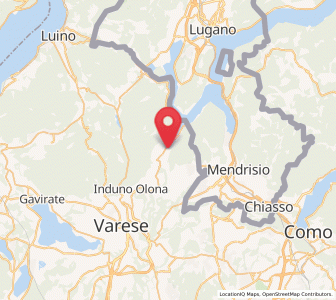 Map of Besano, Lombardy