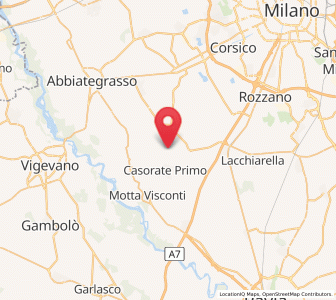 Map of Bettola, Lombardy