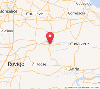 Map of Beverare, Veneto