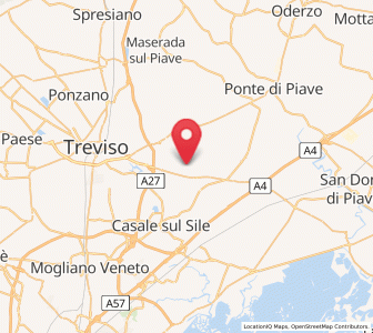 Map of Biancade, Veneto