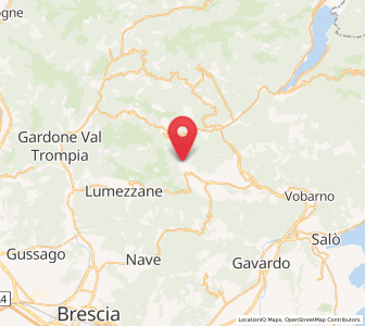 Map of Bione, Lombardy