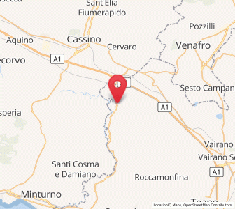 Map of Bivio Mortola, Campania