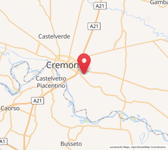 Map of Bonemerse, Lombardy
