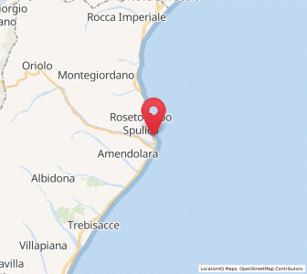 Map of Borgata Marina, Calabria