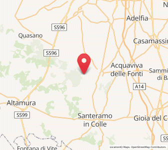 Map of Borgo Fra' Diavolo, Apulia