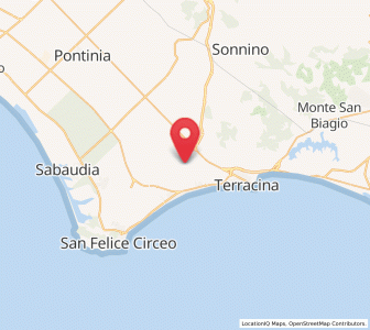Map of Borgo Hermada, Lazio
