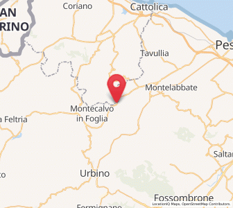 Map of Borgo Massano, The Marches
