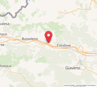Map of Borgone Susa, Piedmont