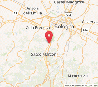 Map of Borgonuovo, Emilia-Romagna