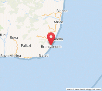 Map of Brancaleone-Marina, Calabria