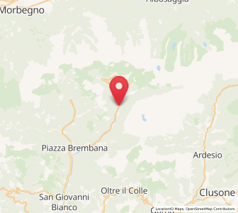 Map of Branzi, Lombardy