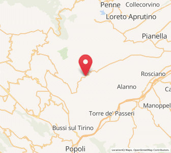 Map of Brittoli, Abruzzo