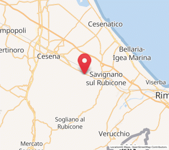 Map of Budrio, Emilia-Romagna