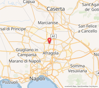 Map of Caivano, Campania