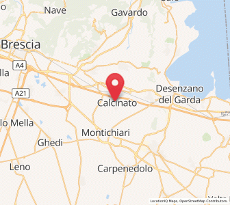 Map of Calcinato, Lombardy