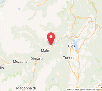 Map of Caldes, Trentino-Alto Adige