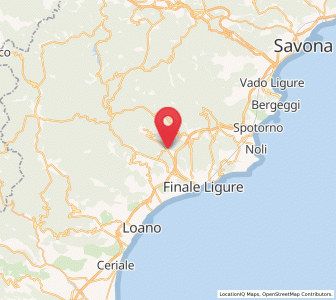 Map of Calice Ligure, Liguria