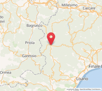 Map of Calizzano, Liguria