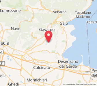 Map of Calvagese della Riviera, Lombardy