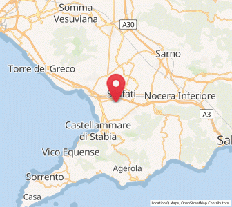 Map of Calvanese, Campania