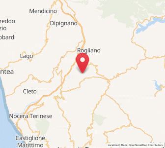 Map of Calvisi, Calabria