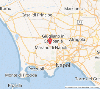 Map of Calvizzano, Campania