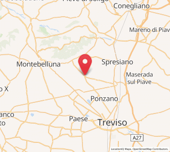 Map of Camalò, Veneto