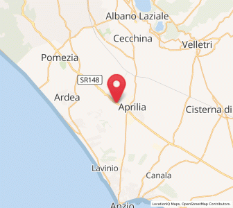 Map of Camilleri-Vallelata, Lazio