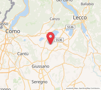 Map of Camisasca, Lombardy