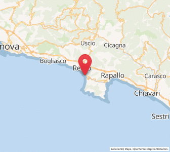 Map of Camogli, Liguria