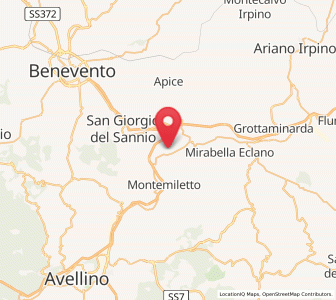 Map of Campanarello, Campania