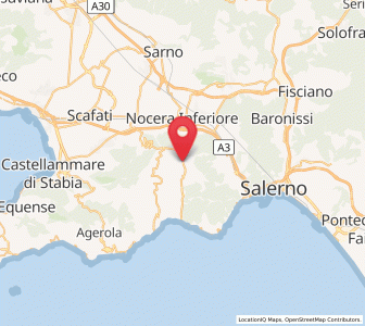 Map of Campinola, Campania