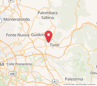 Map of Campo Limpido-Favale, Lazio