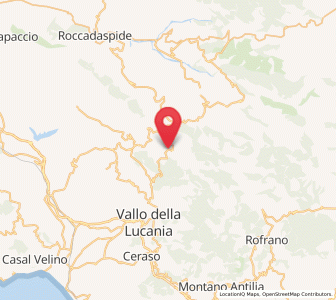 Map of Campora, Campania
