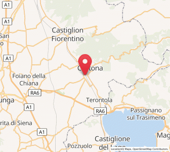 Map of Camucia-Monsigliolo, Tuscany