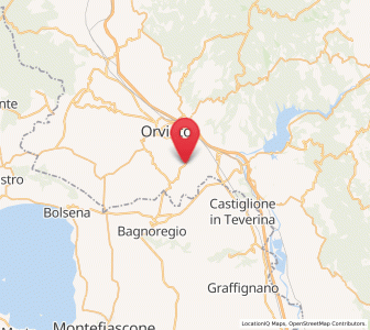Map of Canale Nuovo, Umbria