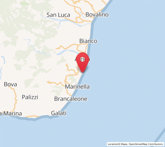 Map of Canalello, Calabria
