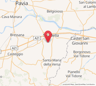 Map of Canneto, Lombardy