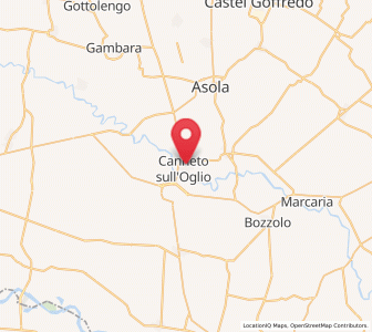 Map of Canneto sull'Oglio, Lombardy
