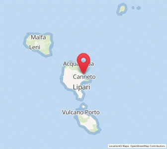 Map of Canneto, Sicily